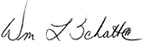 Bill Schattners signature